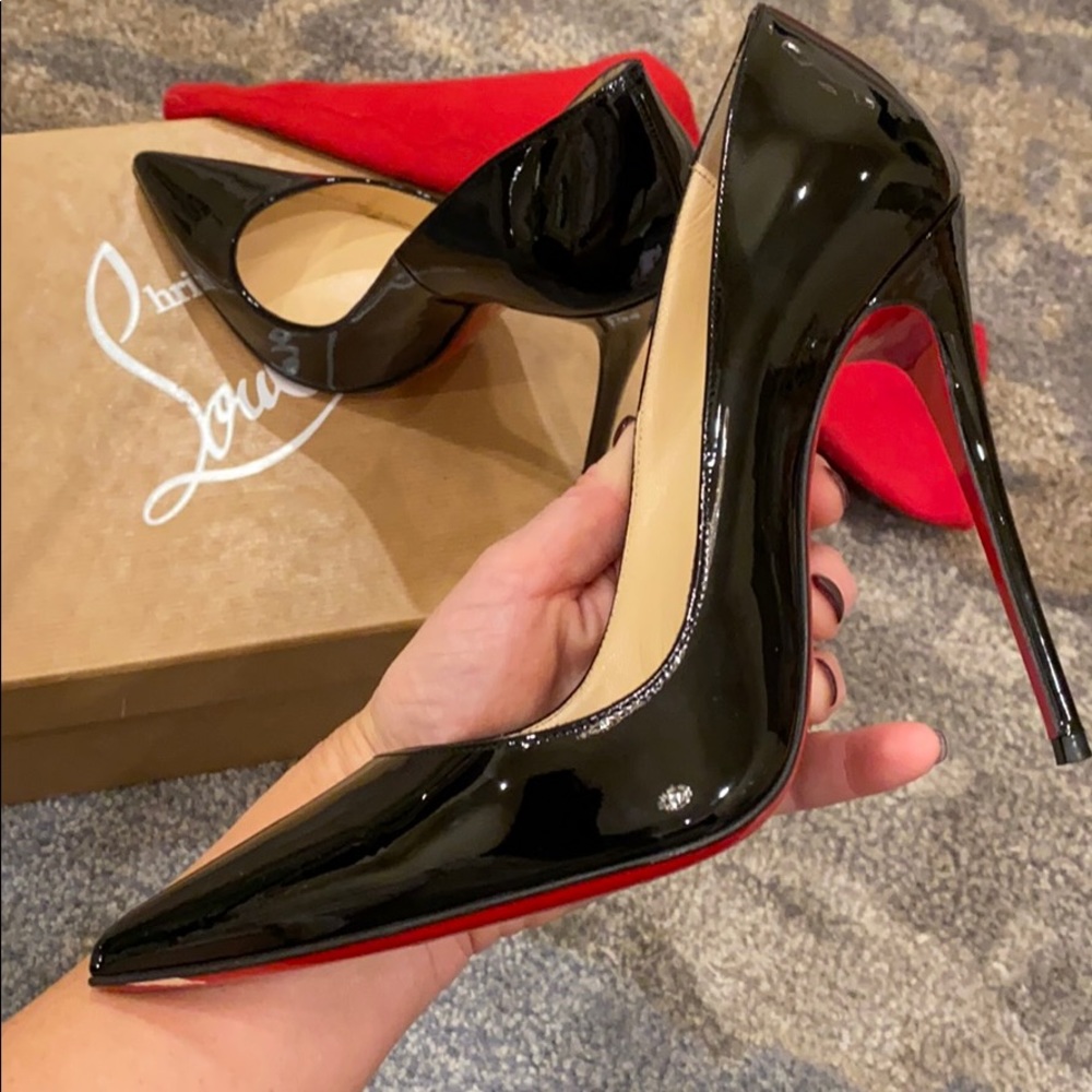 Christian Louboutin Black SO Kate 120MM 37.5